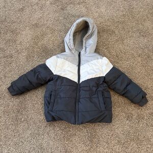 Swiss Tech Boys Hooded Winter Puffer Coat Size 3T